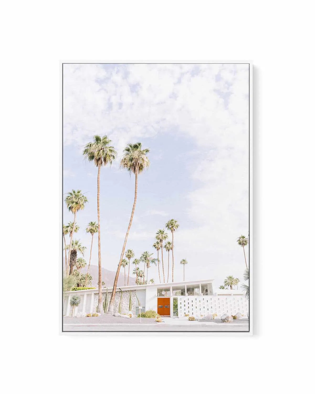 Palm Springs Bliss I | Framed Canvas Art Print from Olive et Oriel where you can shop wallpaper and artworks online
