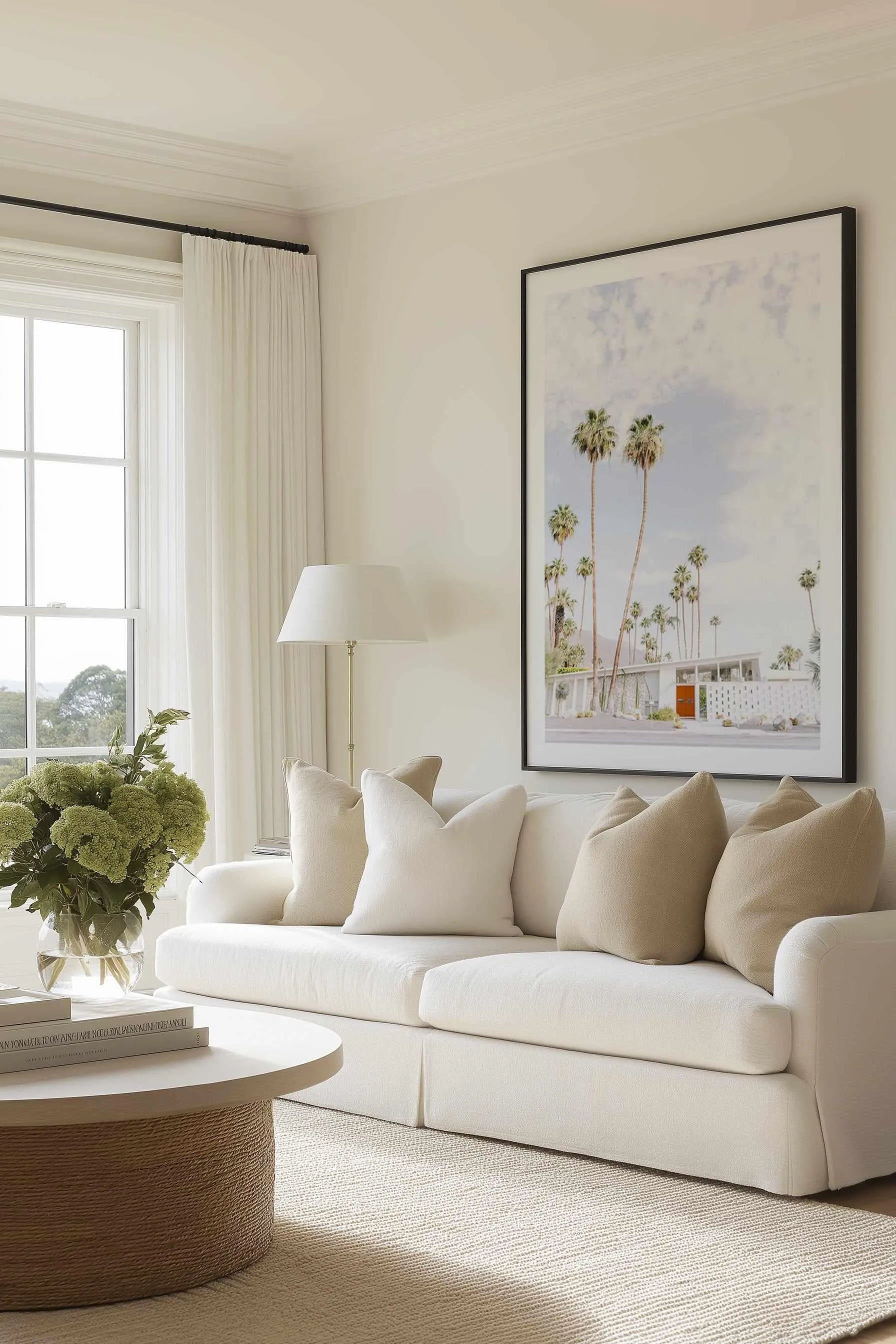 Palm Springs Bliss I Art Print from Olive et Oriel where you can shop wallpaper and artworks online