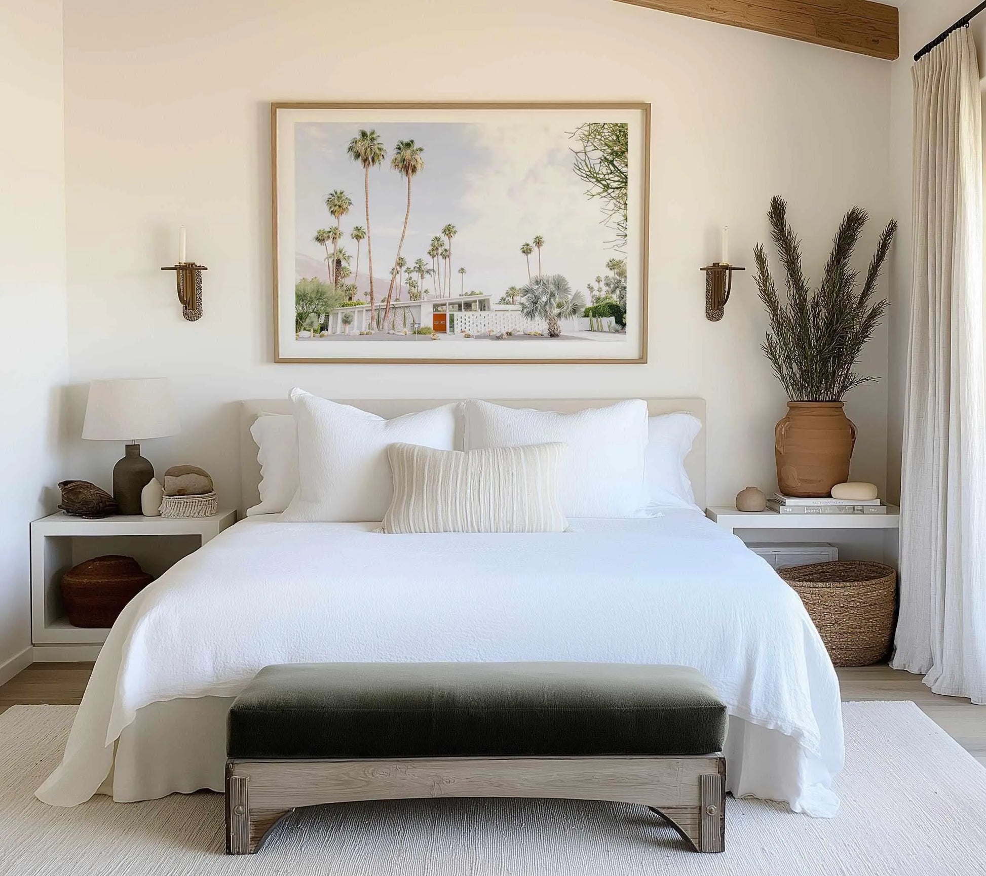 Palm Springs Bliss II Art Print from Olive et Oriel where you can shop wallpaper and artworks online