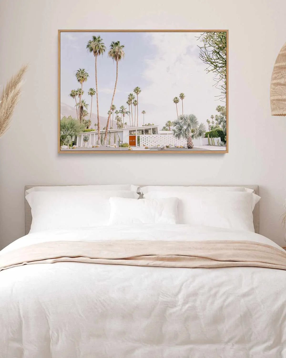 Palm Springs Bliss II | Framed Canvas Art Print from Olive et Oriel where you can shop wallpaper and artworks online