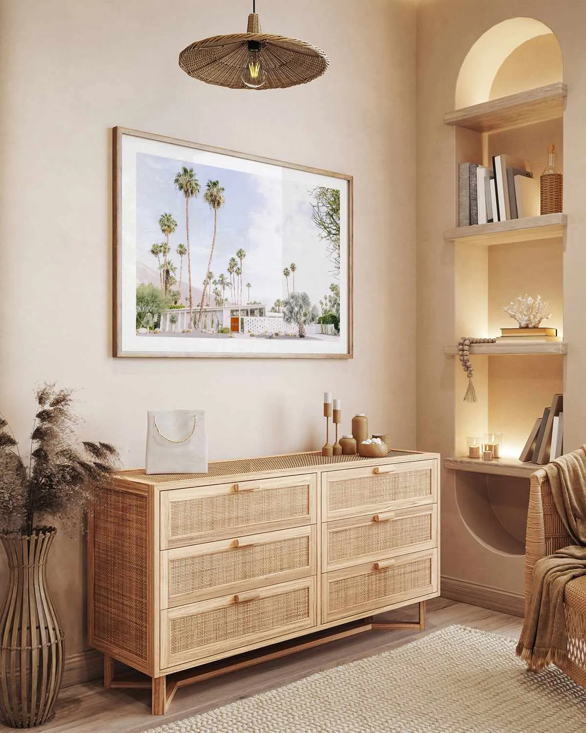 Palm Springs Bliss II Art Print from Olive et Oriel where you can shop wallpaper and artworks online