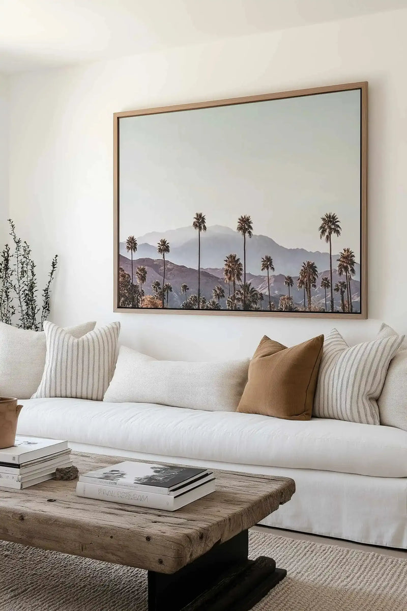 Palm Springs | California | Framed Canvas Art Print from Olive et Oriel where you can shop wallpaper and artworks online