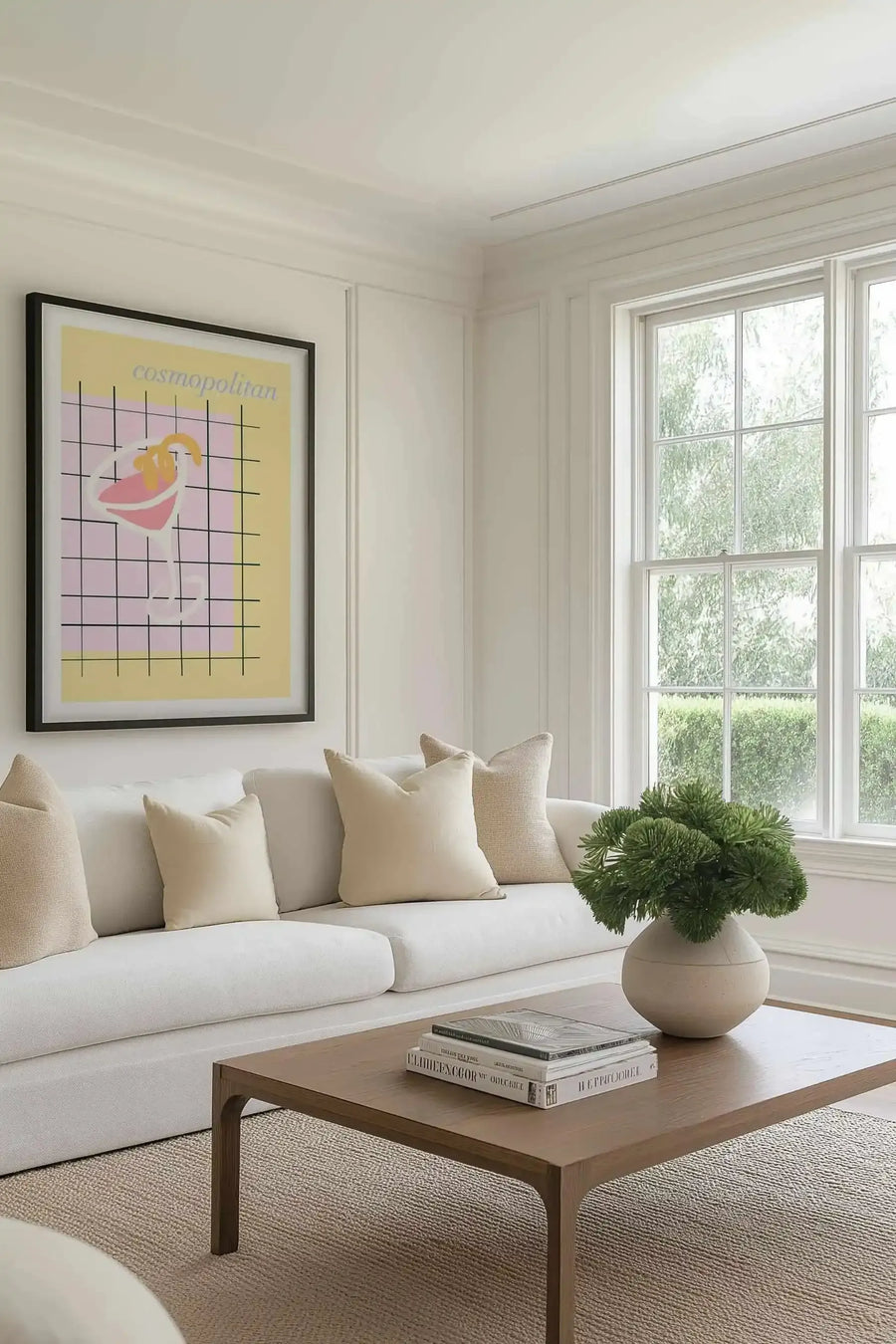 Palm Springs Cosmo Art Print from Olive et Oriel where you can shop wallpaper and artworks online