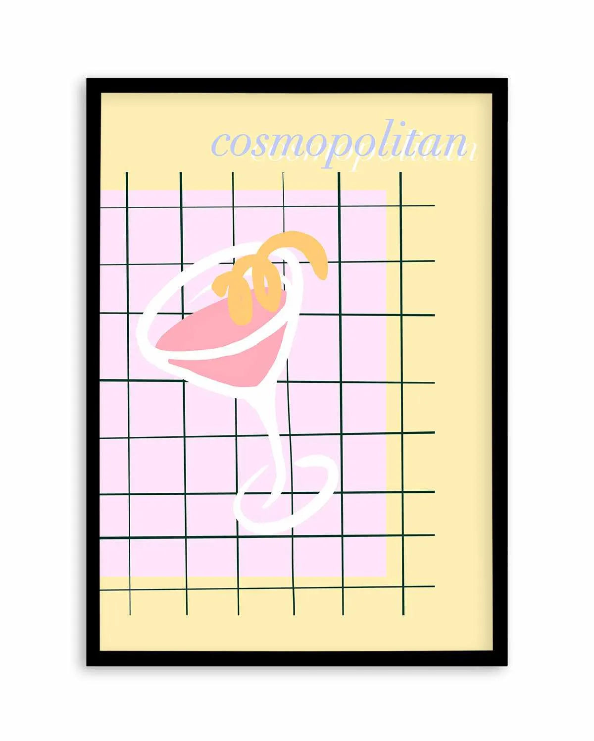 Palm Springs Cosmo Art Print from Olive et Oriel where you can shop wallpaper and artworks online