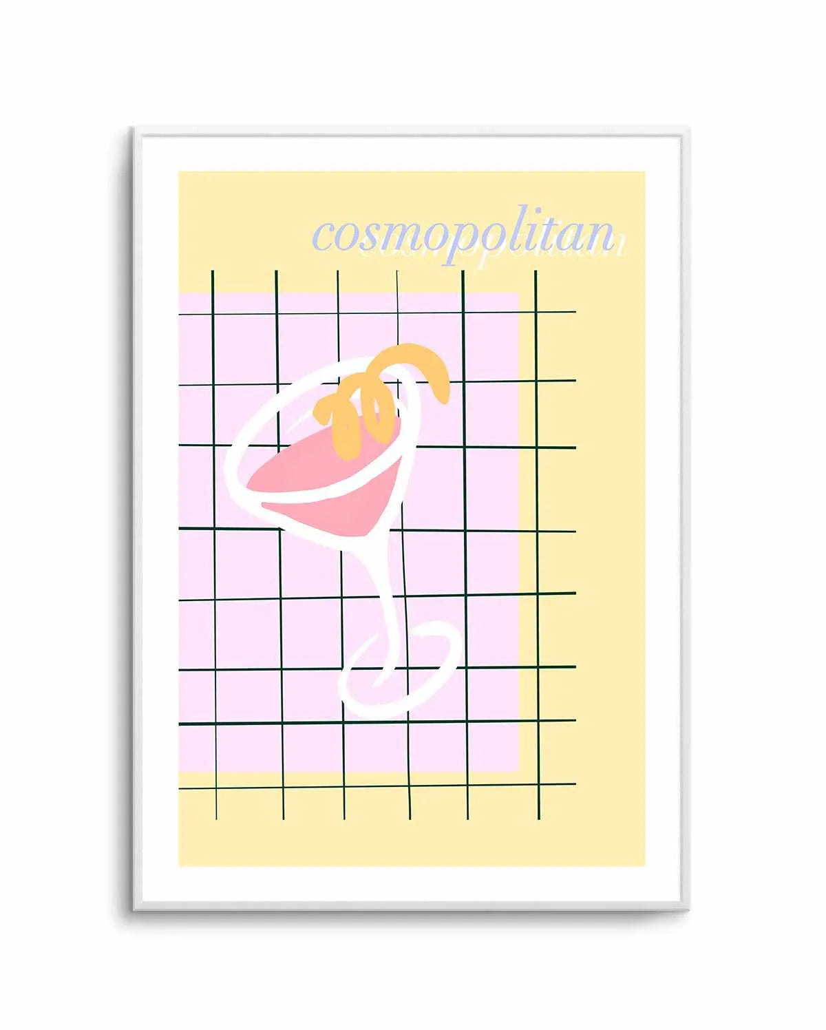 Palm Springs Cosmo Art Print from Olive et Oriel where you can shop wallpaper and artworks online