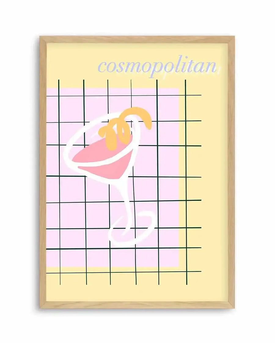 Palm Springs Cosmo Art Print from Olive et Oriel where you can shop wallpaper and artworks online