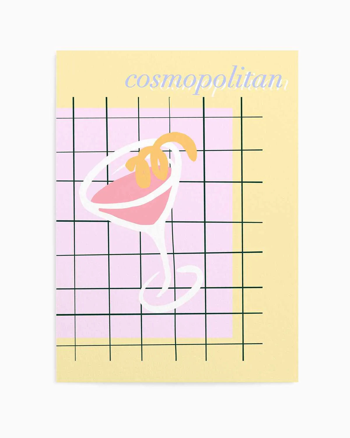 Palm Springs Cosmo Art Print from Olive et Oriel where you can shop wallpaper and artworks online