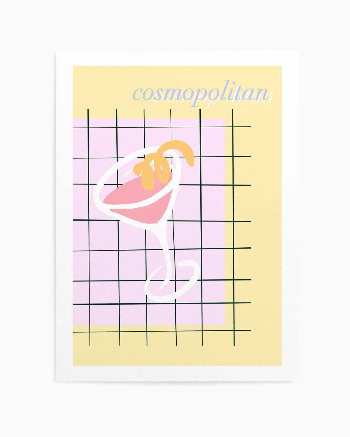 Palm Springs Cosmo Art Print from Olive et Oriel where you can shop wallpaper and artworks online