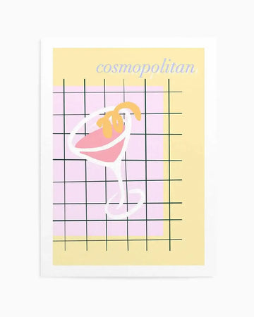 Palm Springs Cosmo Art Print from Olive et Oriel where you can shop wallpaper and artworks online