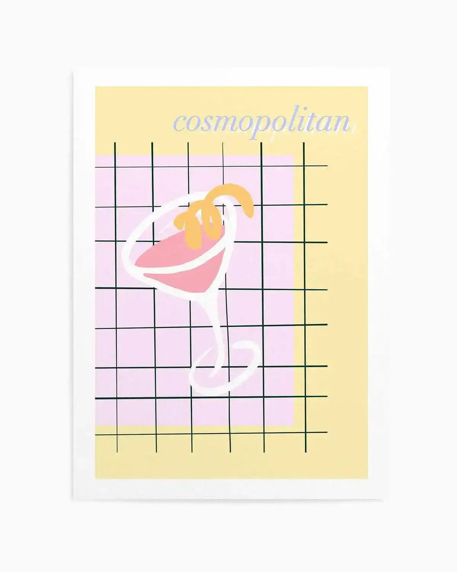 Palm Springs Cosmo Art Print from Olive et Oriel where you can shop wallpaper and artworks online