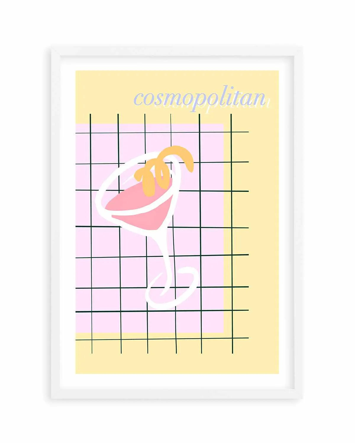 Palm Springs Cosmo Art Print from Olive et Oriel where you can shop wallpaper and artworks online