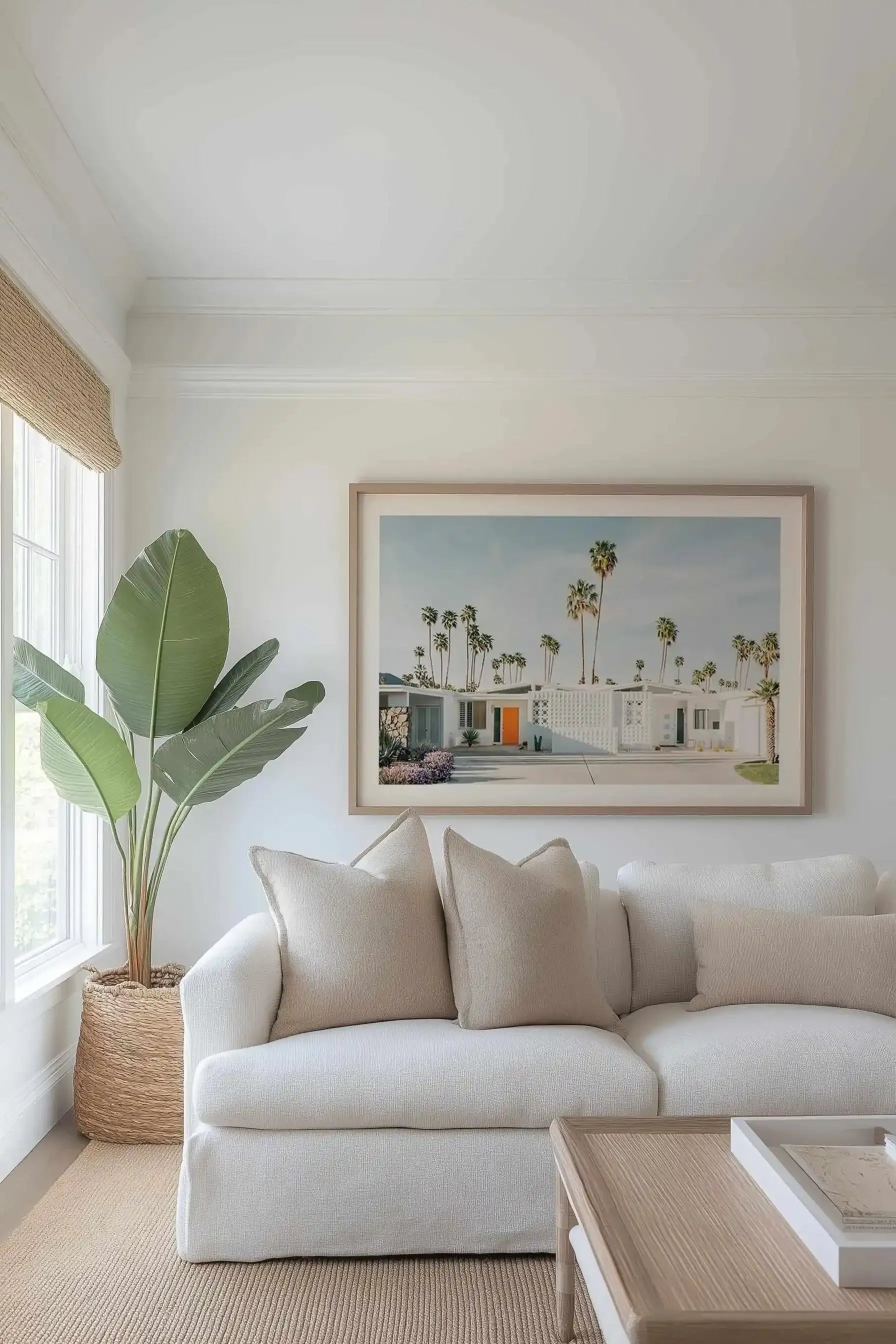 Palm Springs Dreaming Art Print from Olive et Oriel where you can shop wallpaper and artworks online