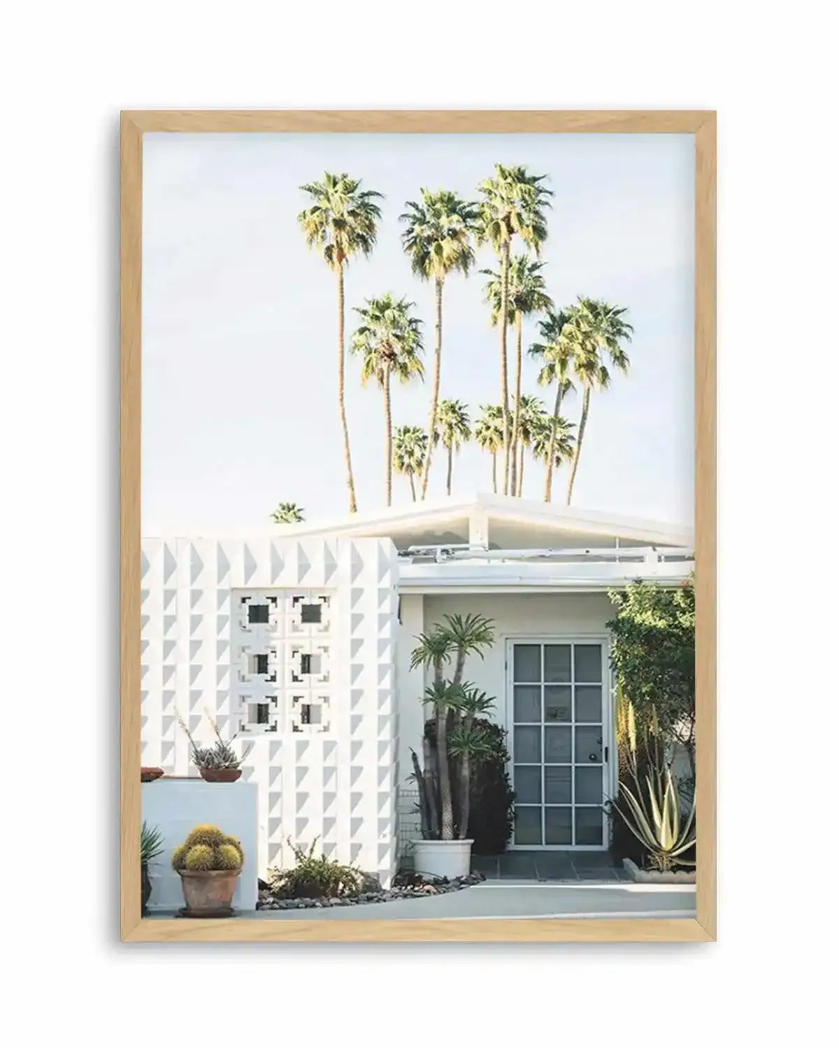 Palm Springs Dreaming II Art Print from Olive et Oriel where you can shop wallpaper and artworks online