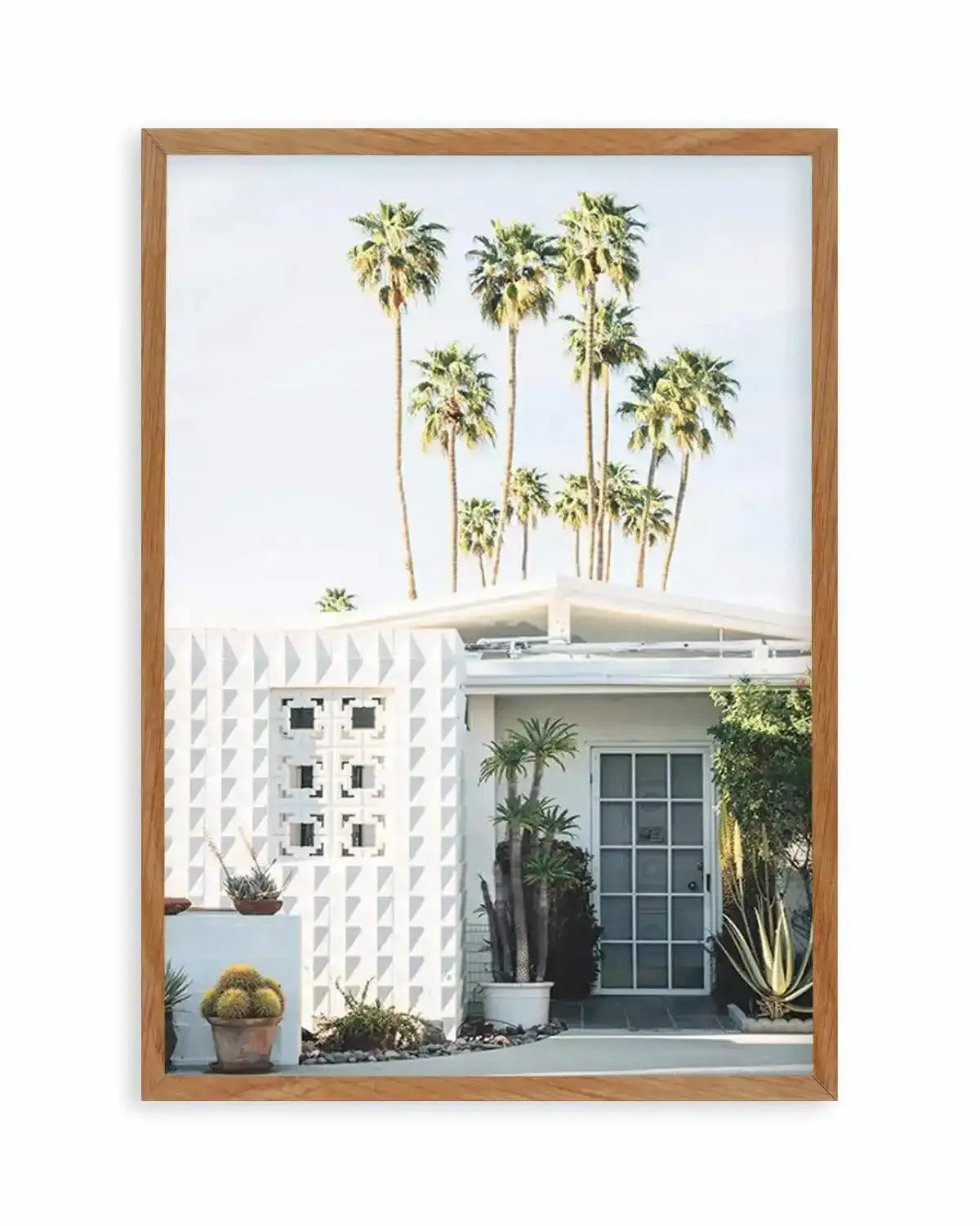 Palm Springs Dreaming II Art Print from Olive et Oriel where you can shop wallpaper and artworks online