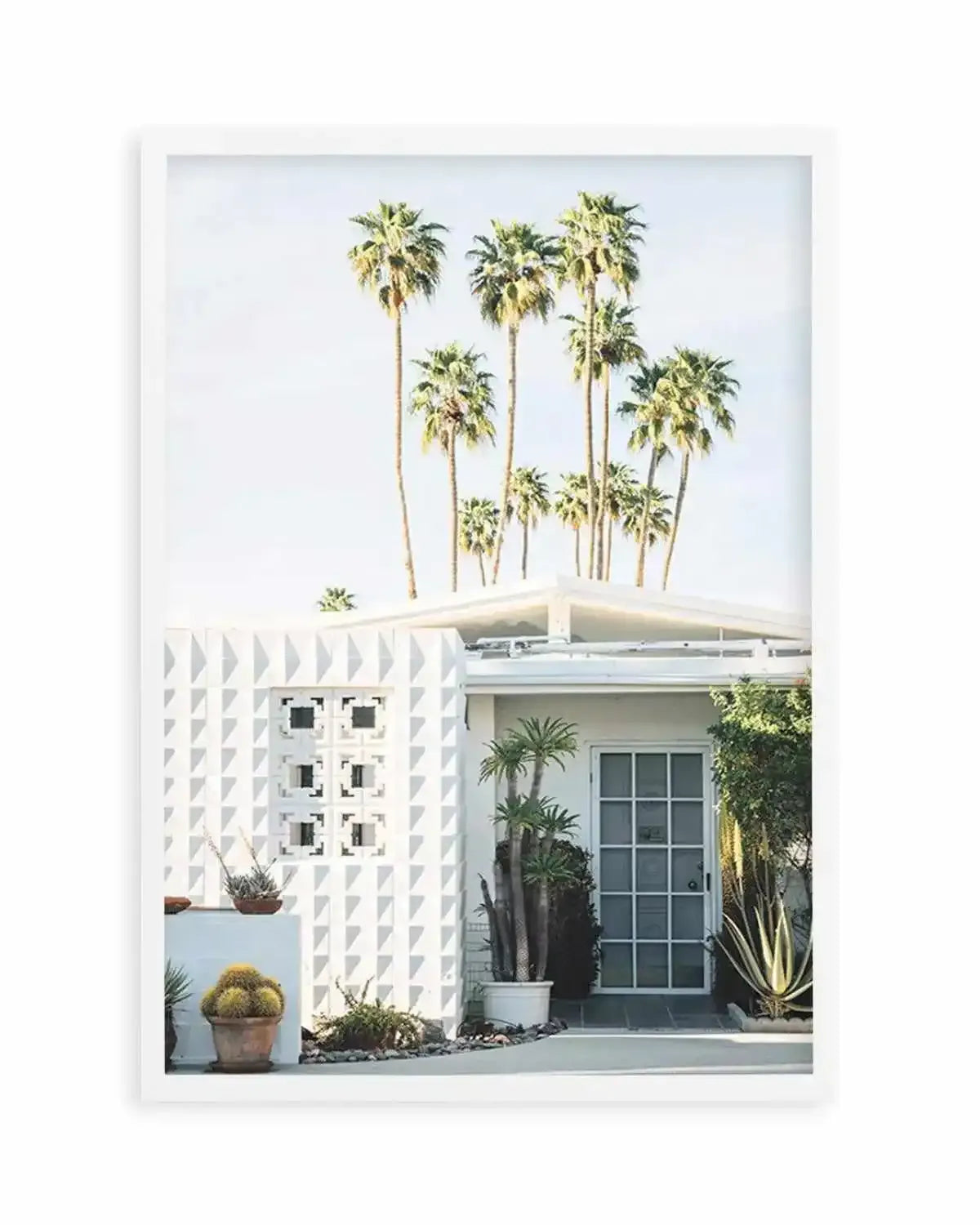 Palm Springs Dreaming II Art Print from Olive et Oriel where you can shop wallpaper and artworks online