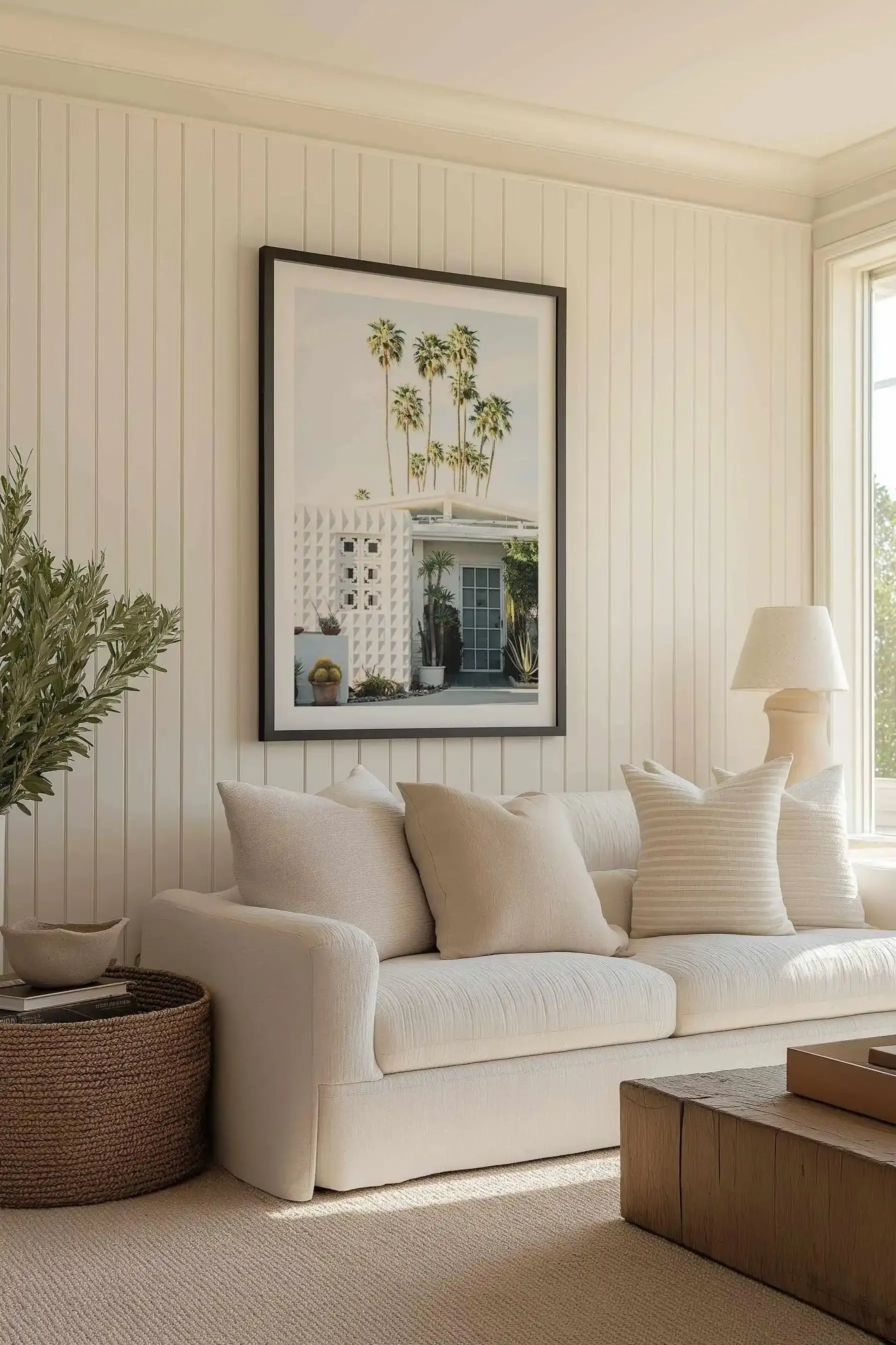 Palm Springs Dreaming II Art Print from Olive et Oriel where you can shop wallpaper and artworks online