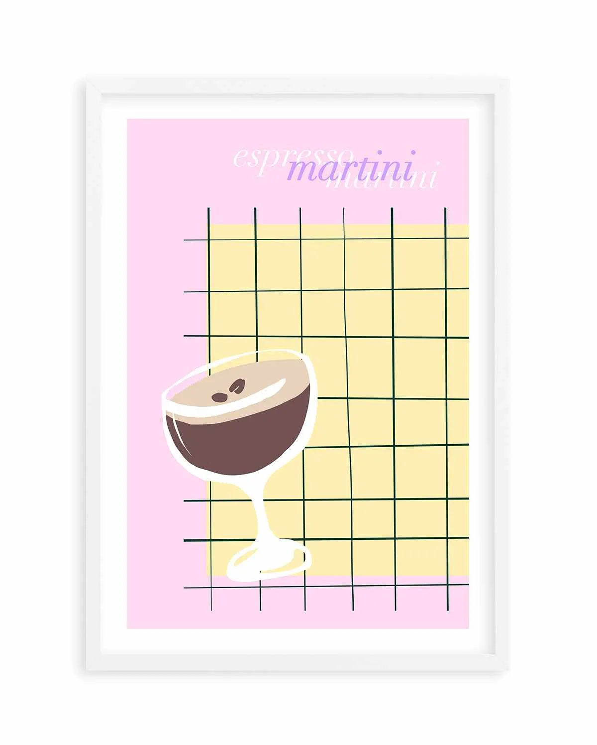 Palm Springs Espresso Art Print from Olive et Oriel where you can shop wallpaper and artworks online