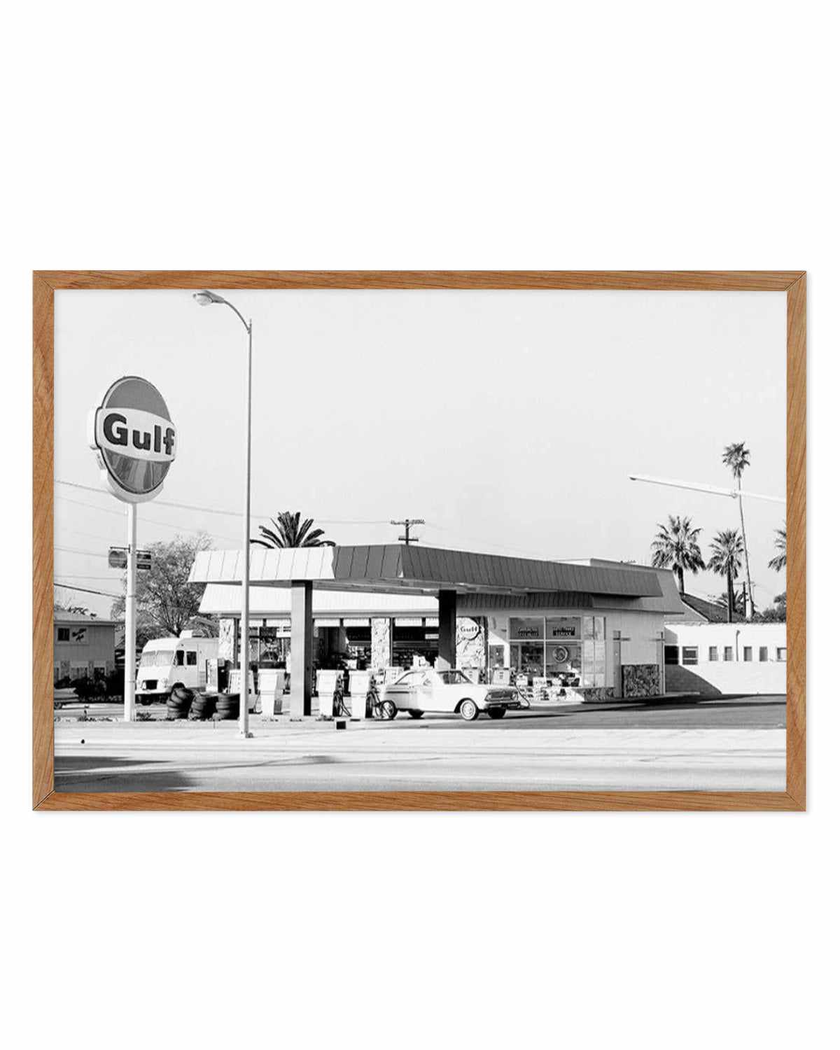 Palm Springs Gas Station Art Print