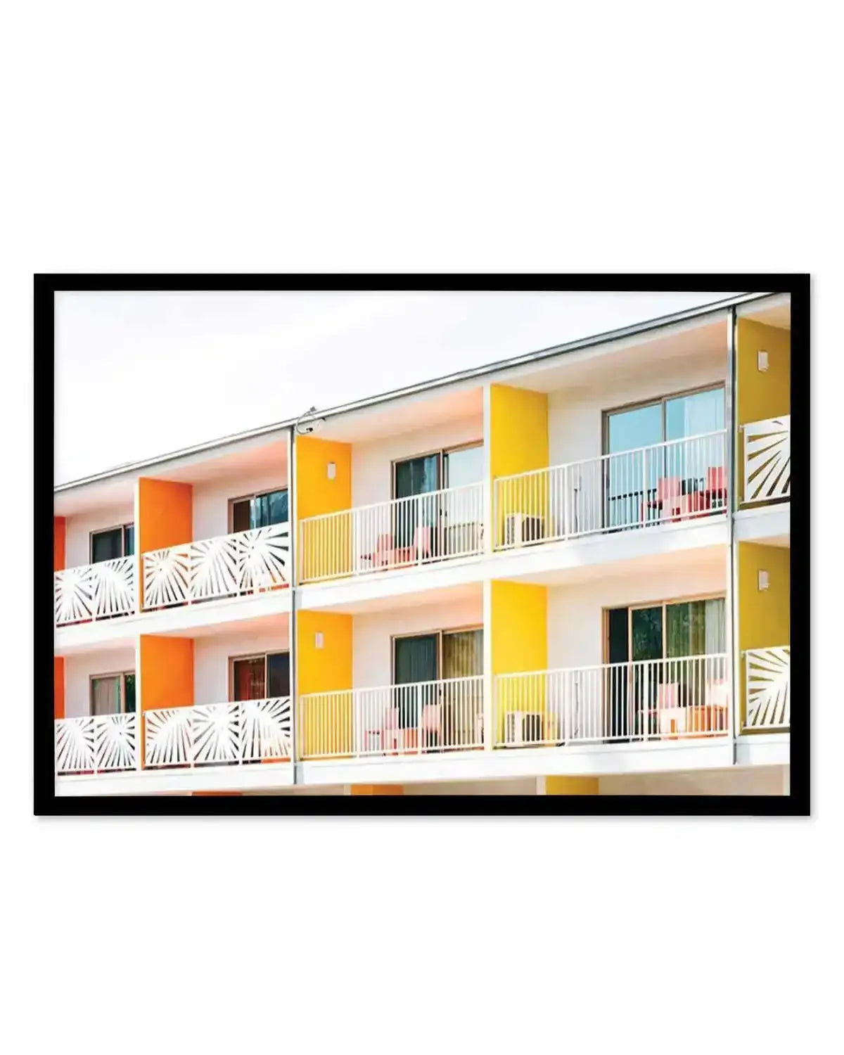 Palm Springs Hotel Art Print from Olive et Oriel where you can shop wallpaper and artworks online