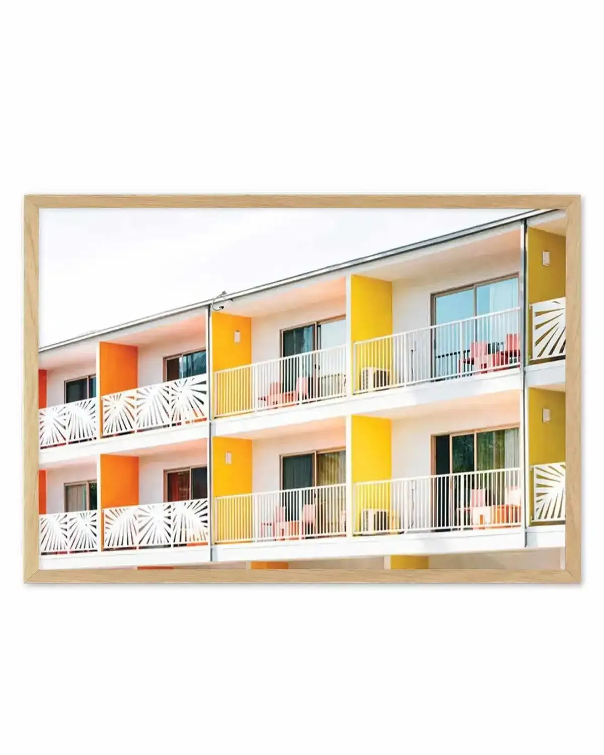 Palm Springs Hotel Art Print from Olive et Oriel where you can shop wallpaper and artworks online