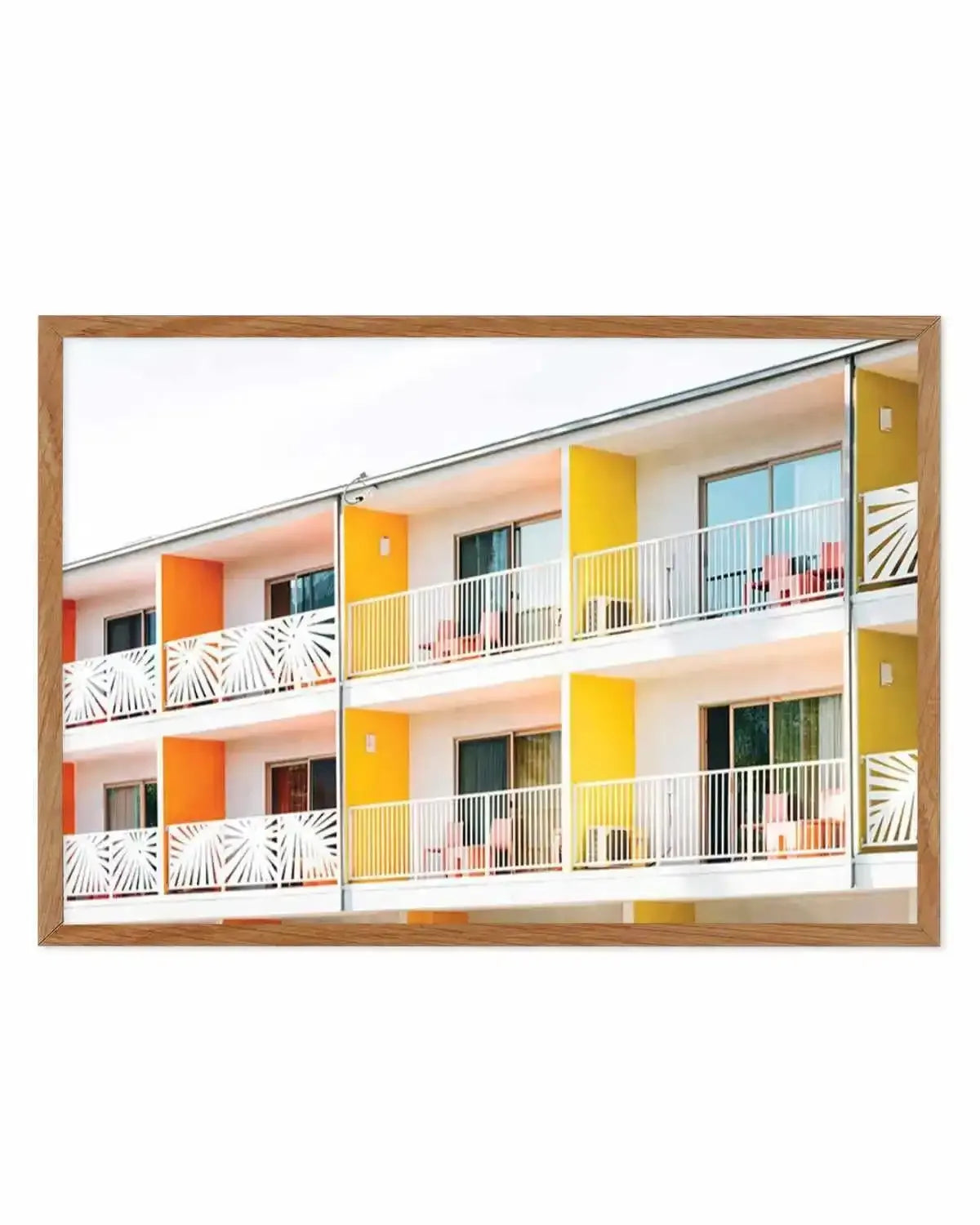 Palm Springs Hotel Art Print from Olive et Oriel where you can shop wallpaper and artworks online