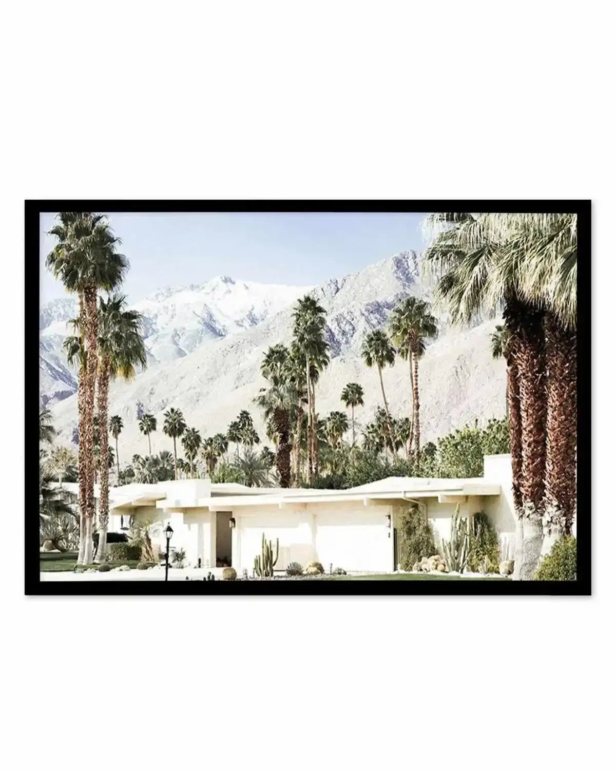 Palm Springs House Art Print from Olive et Oriel where you can shop wallpaper and artworks online