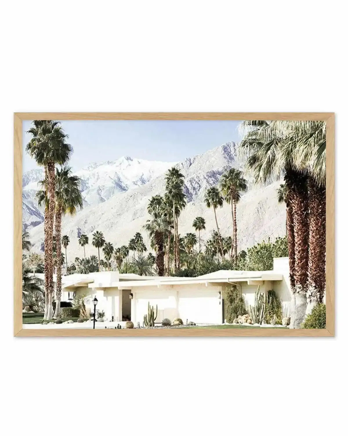 Palm Springs House Art Print from Olive et Oriel where you can shop wallpaper and artworks online