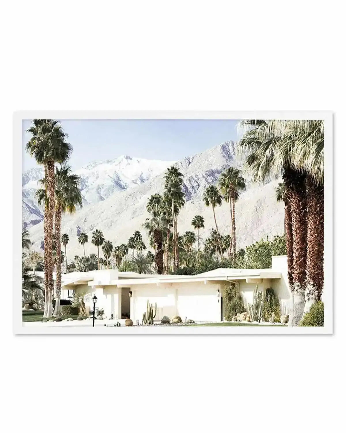 Palm Springs House Art Print from Olive et Oriel where you can shop wallpaper and artworks online