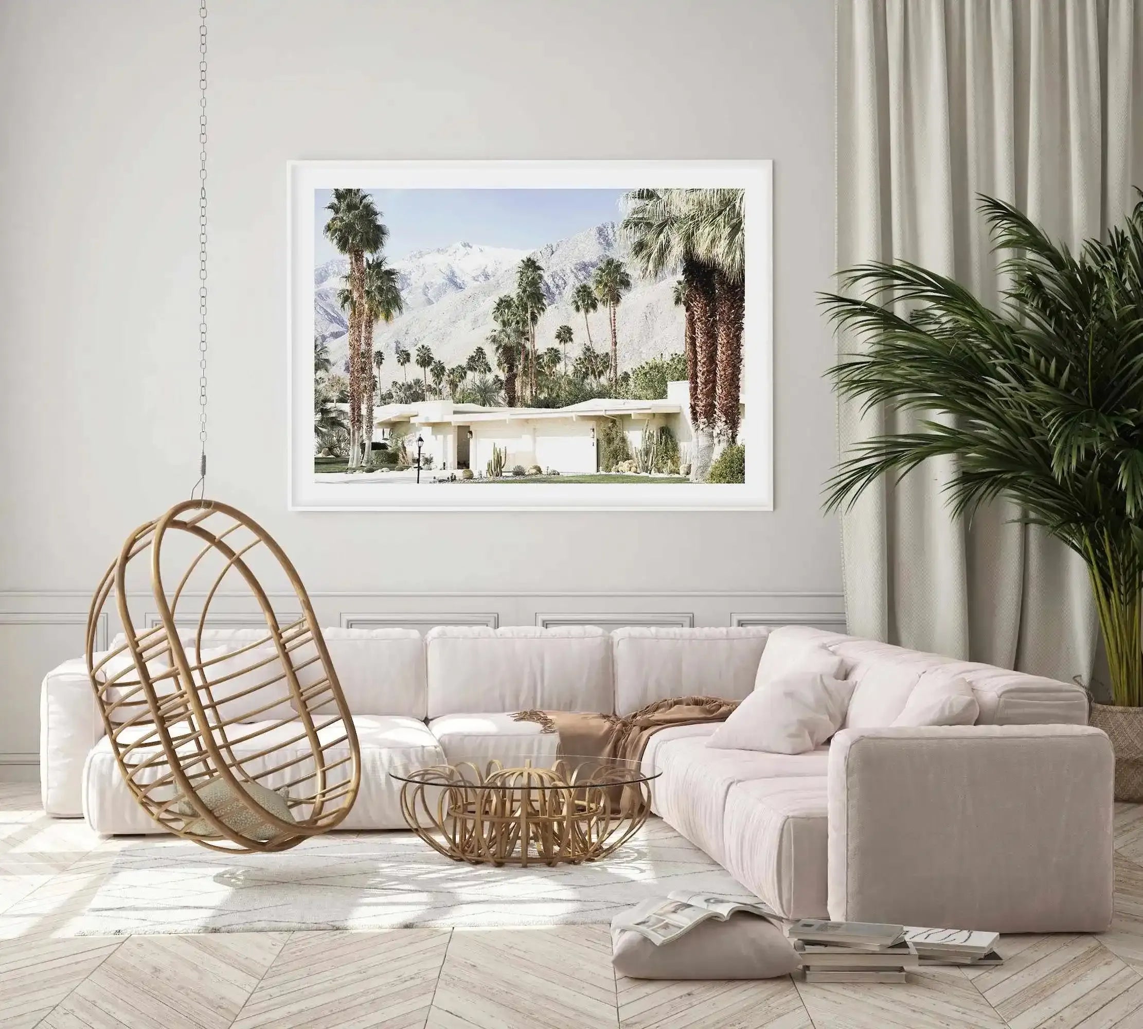 Palm Springs House Art Print-PRINT-Olive et Oriel-Olive et Oriel-Buy-Australian-Art-Prints-Online-with-Olive-et-Oriel-Your-Artwork-Specialists-Austrailia-Decorate-With-Coastal-Photo-Wall-Art-Prints-From-Our-Beach-House-Artwork-Collection-Fine-Poster-and-Framed-Artwork