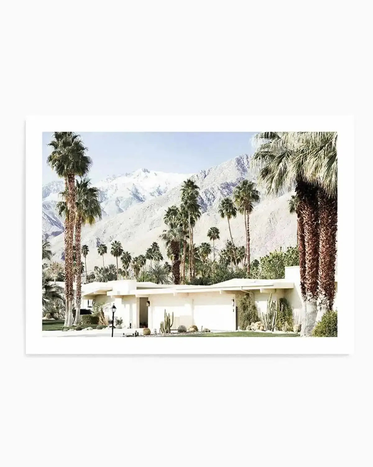 Palm Springs House Art Print from Olive et Oriel where you can shop wallpaper and artworks online