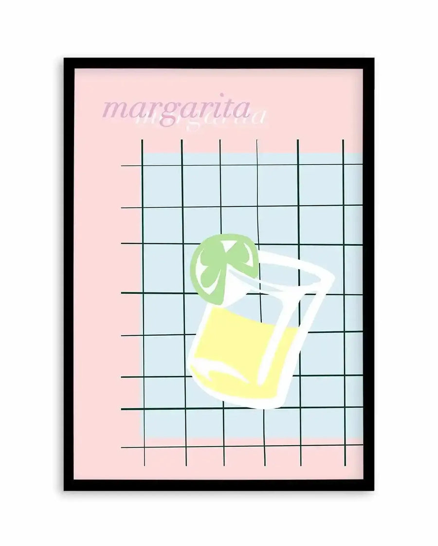Palm Springs Margarita Art Print from Olive et Oriel where you can shop wallpaper and artworks online