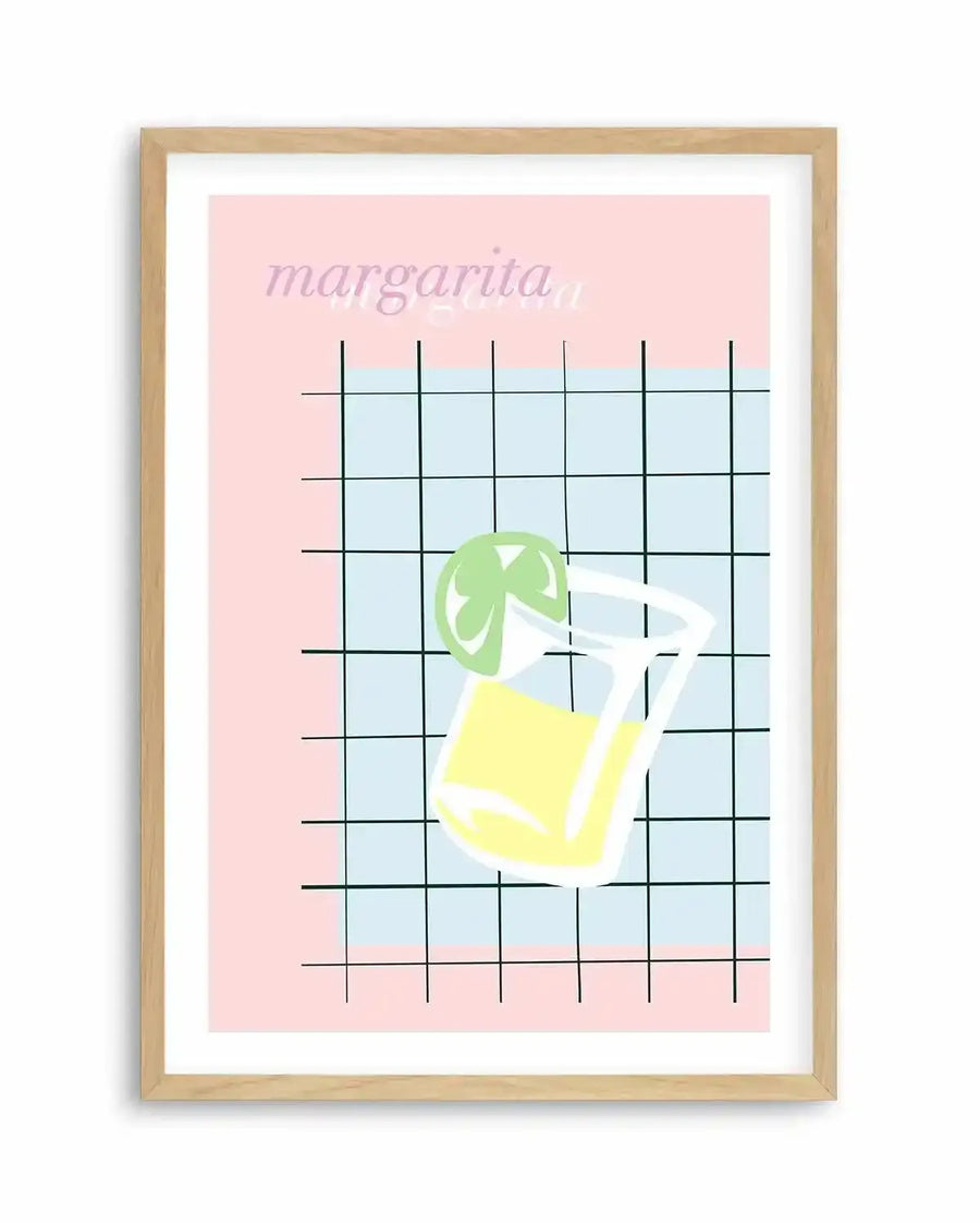 Palm Springs Margarita Art Print from Olive et Oriel where you can shop wallpaper and artworks online