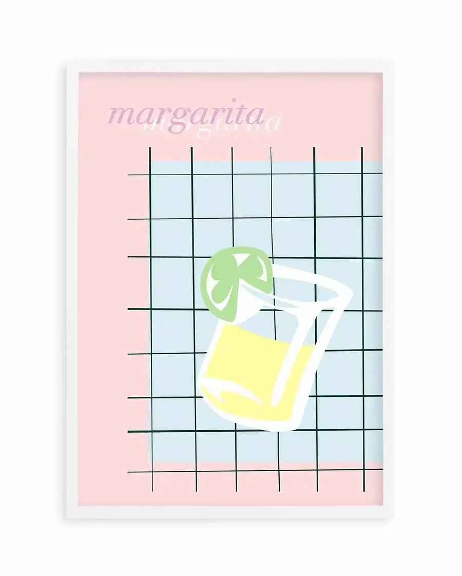 Palm Springs Margarita Art Print from Olive et Oriel where you can shop wallpaper and artworks online