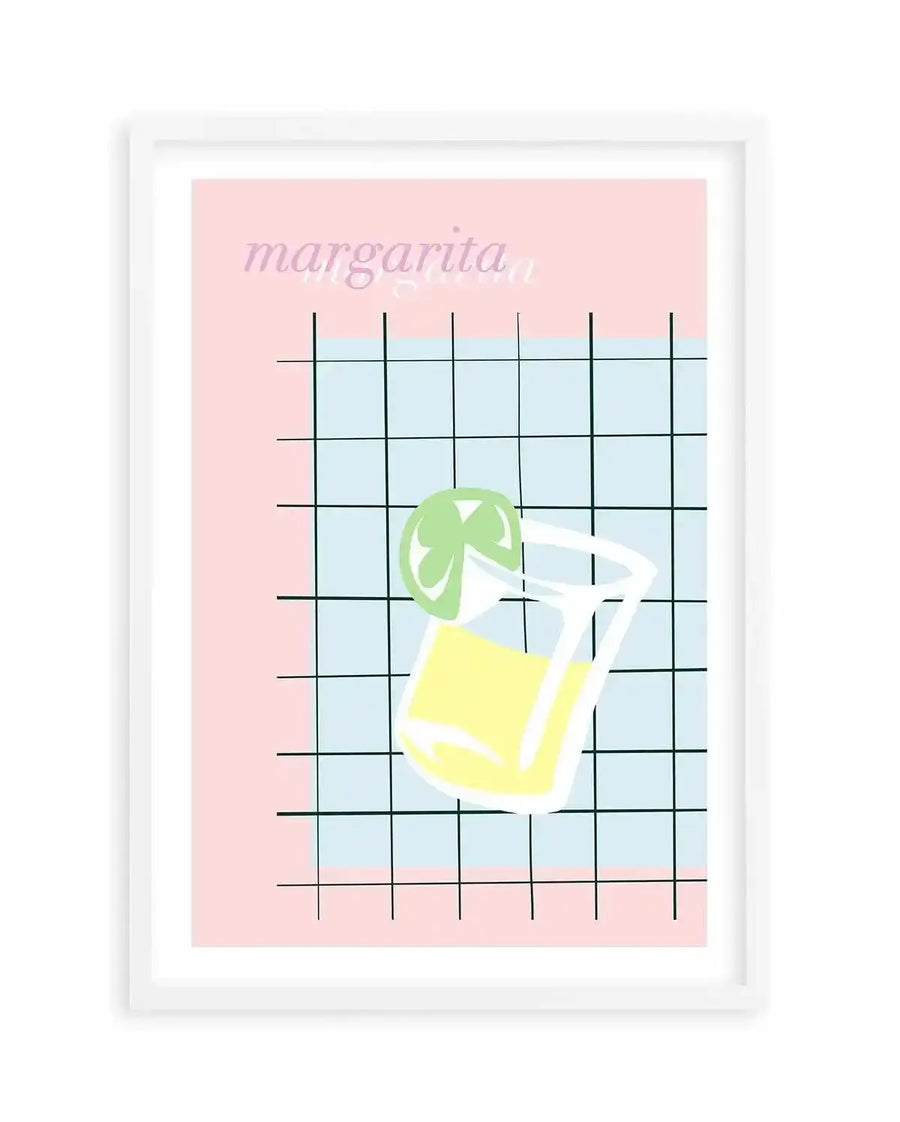 Palm Springs Margarita Art Print from Olive et Oriel where you can shop wallpaper and artworks online