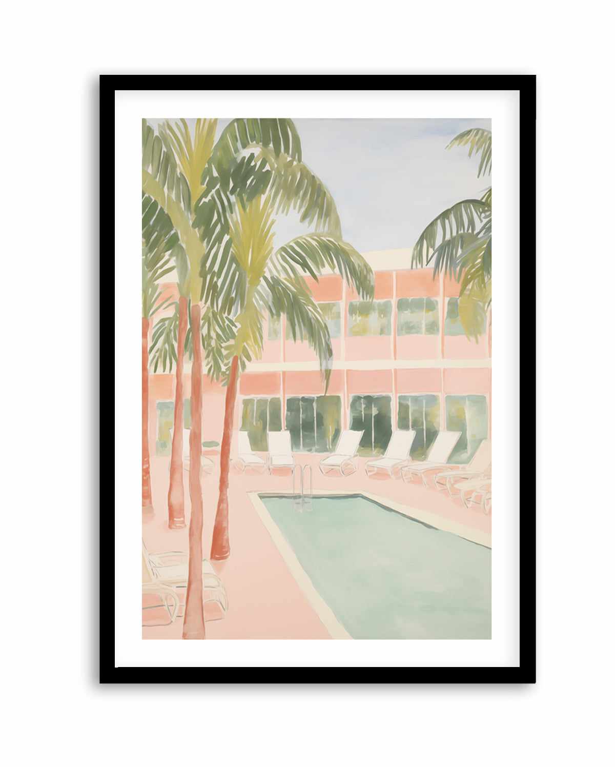 Palm Springs Motel | Art Print