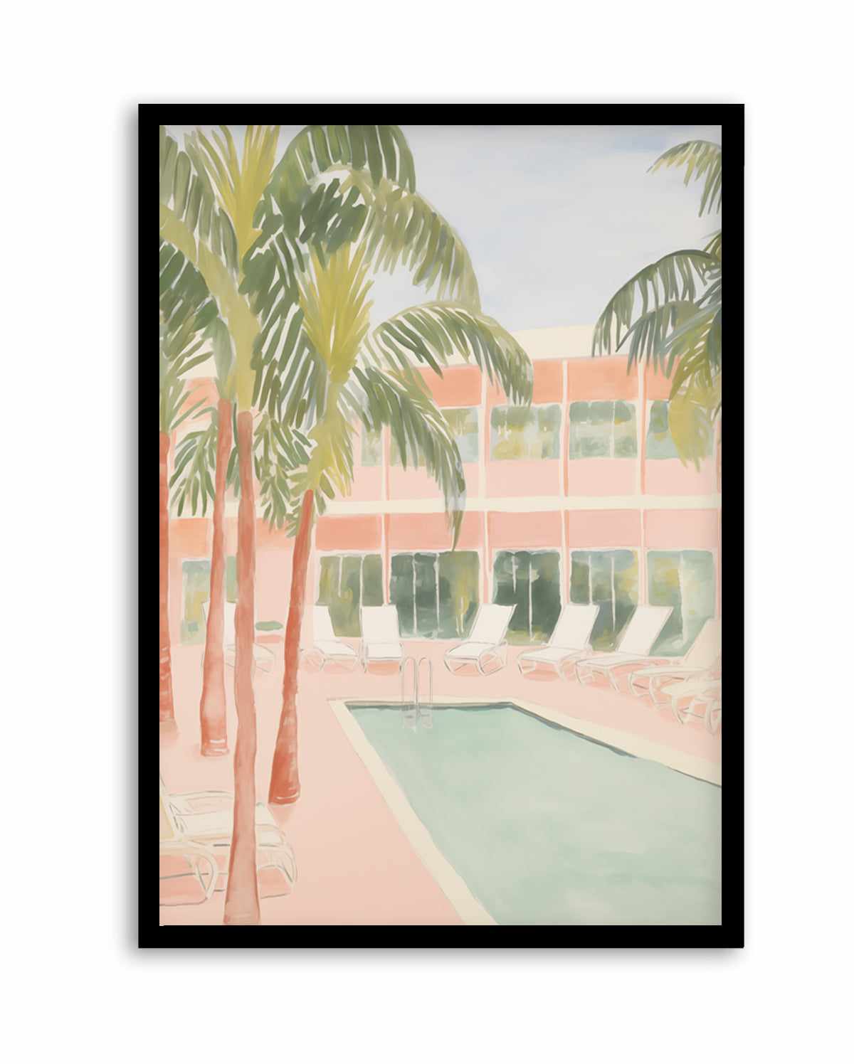 Palm Springs Motel | Art Print