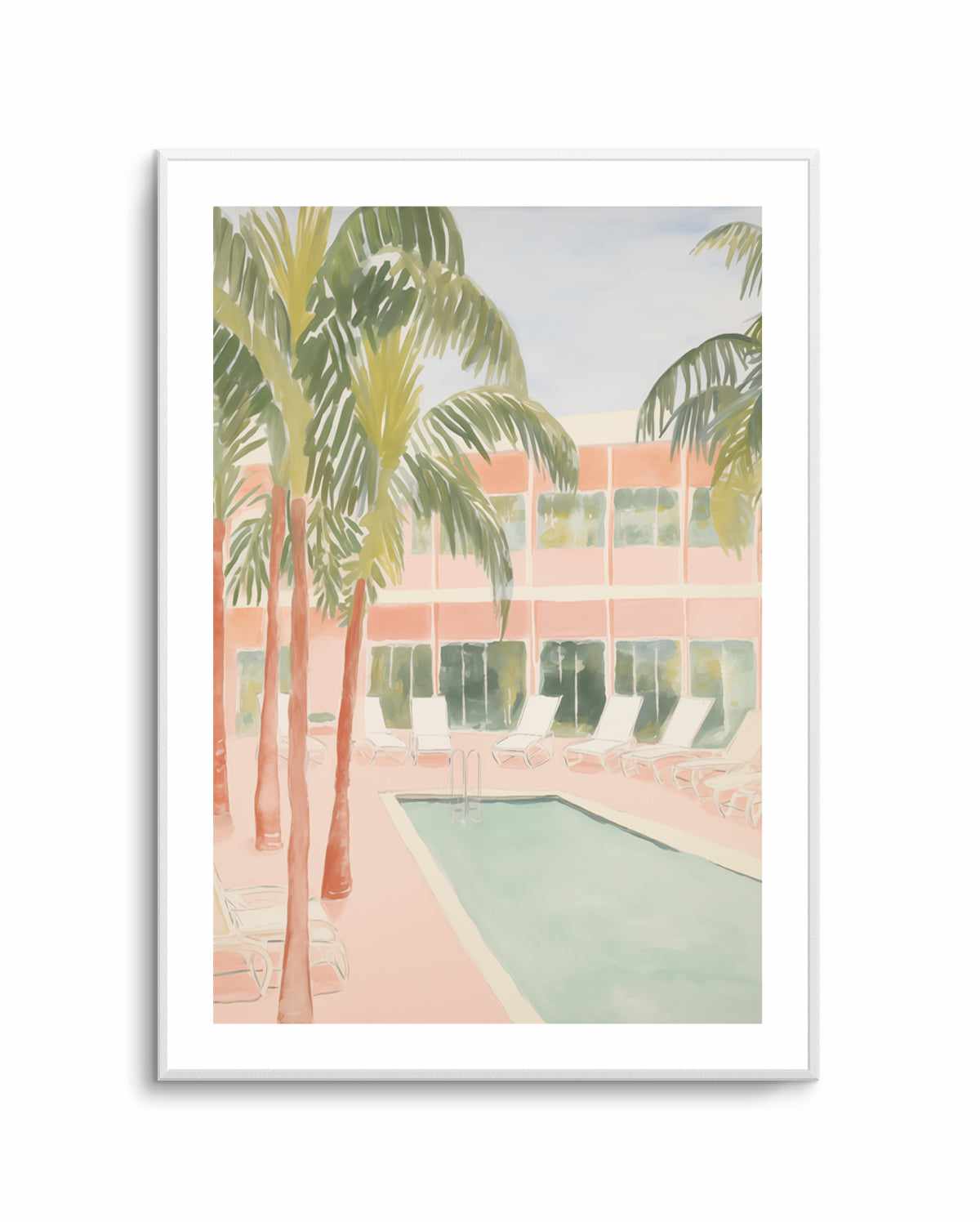 Palm Springs Motel | Art Print