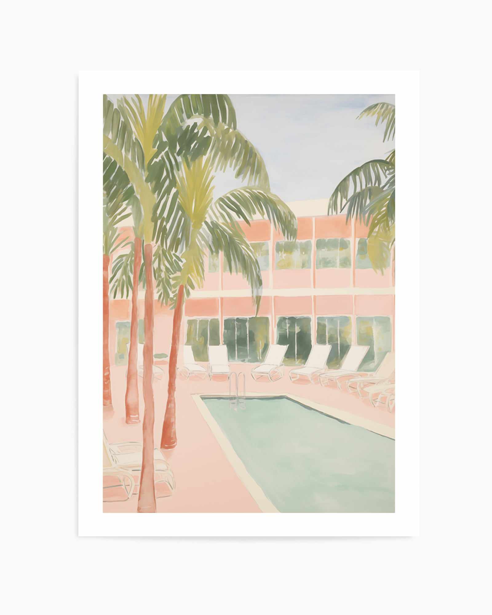 Palm Springs Motel | Art Print