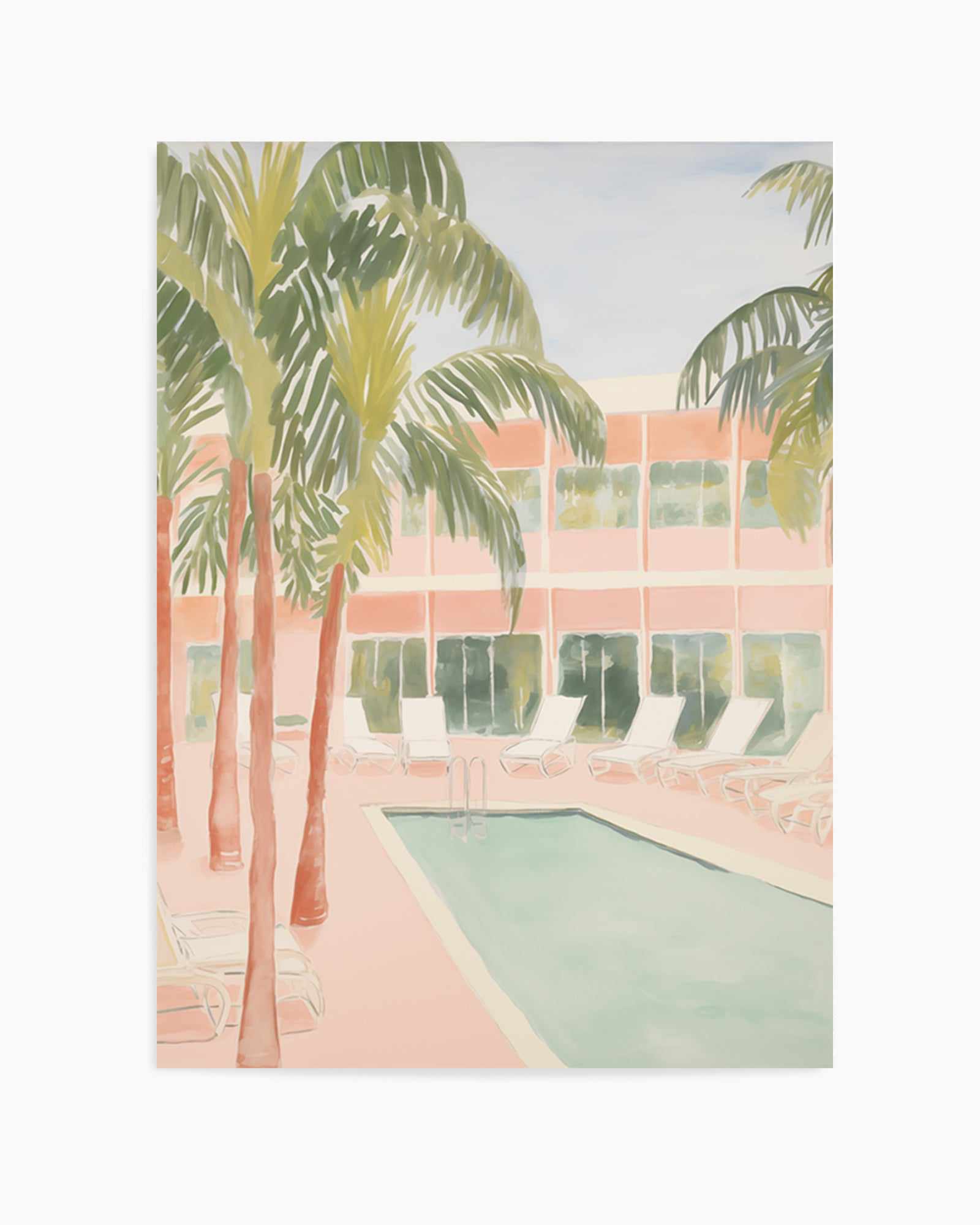 Palm Springs Motel | Art Print