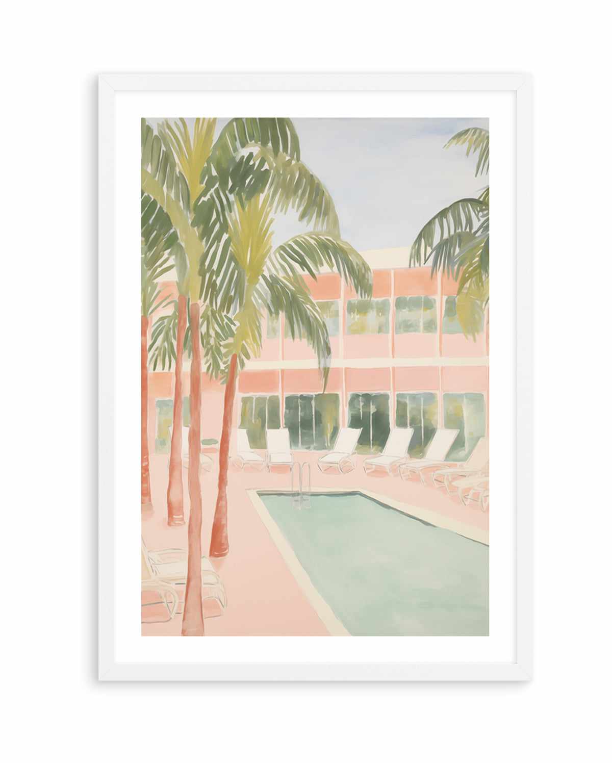 Palm Springs Motel | Art Print