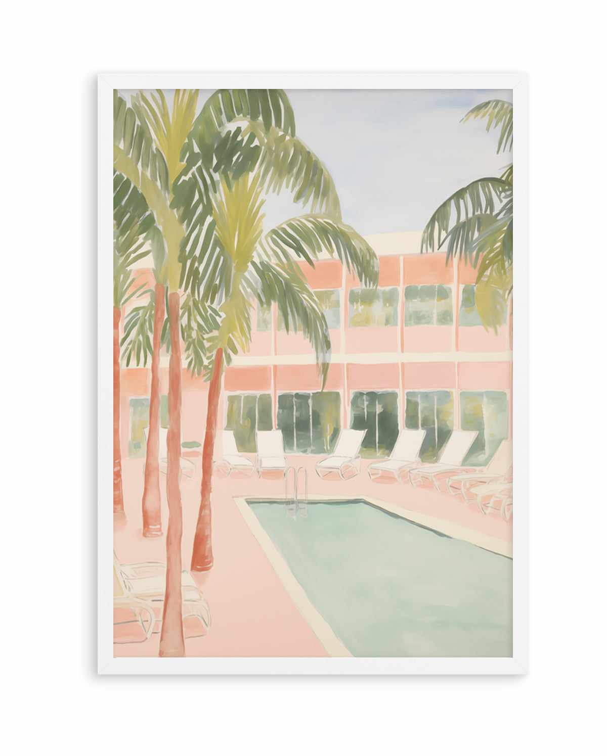 Palm Springs Motel | Art Print