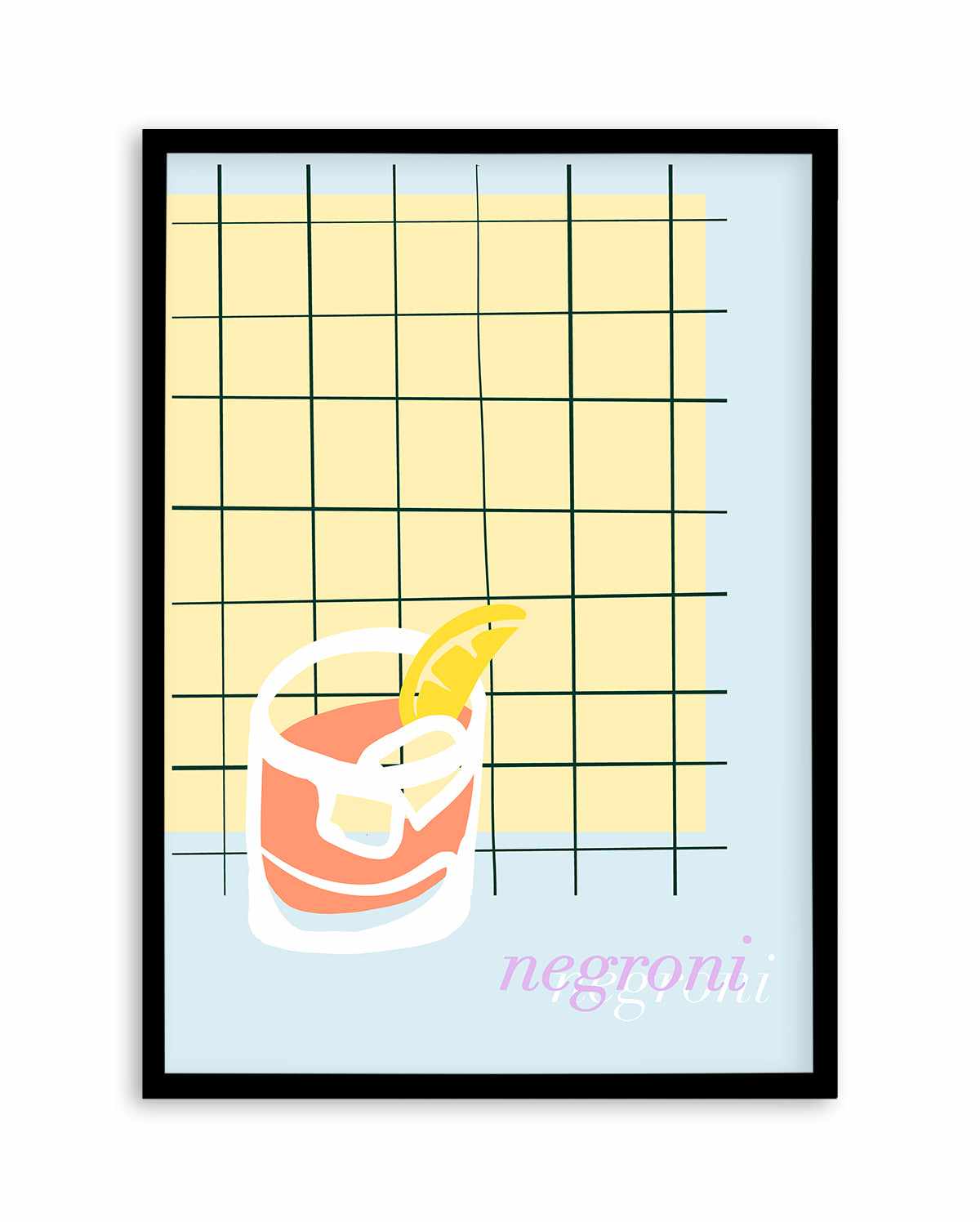 Palm Springs Negroni Art Print