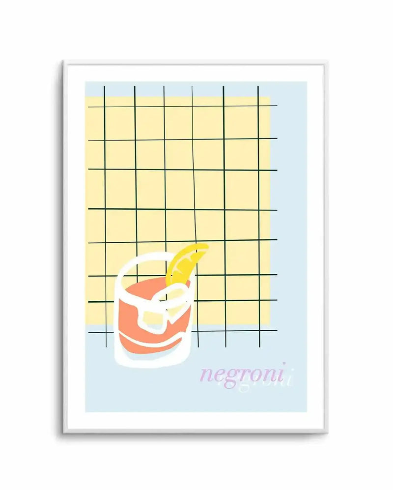 Palm Springs Negroni Art Print from Olive et Oriel where you can shop wallpaper and artworks online