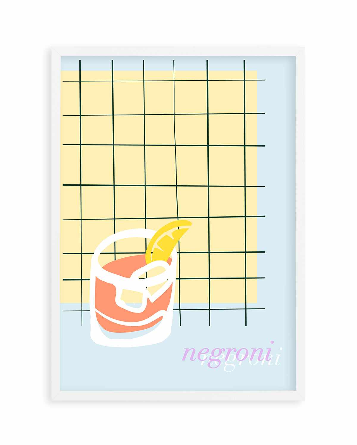 Palm Springs Negroni Art Print