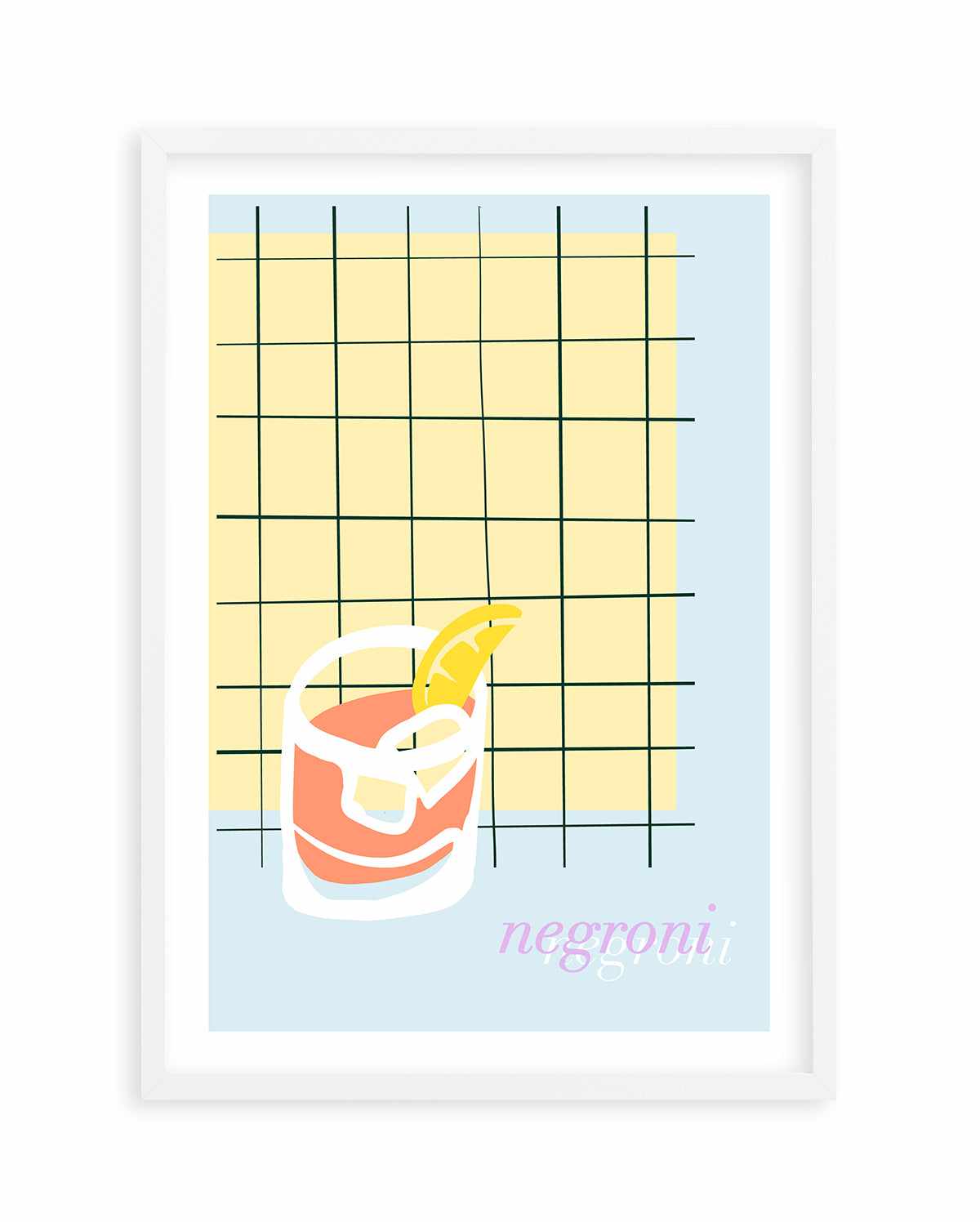 Palm Springs Negroni Art Print