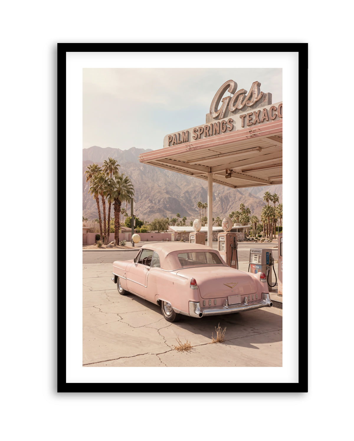 Palm Springs Pink Cadillac III | Art Print