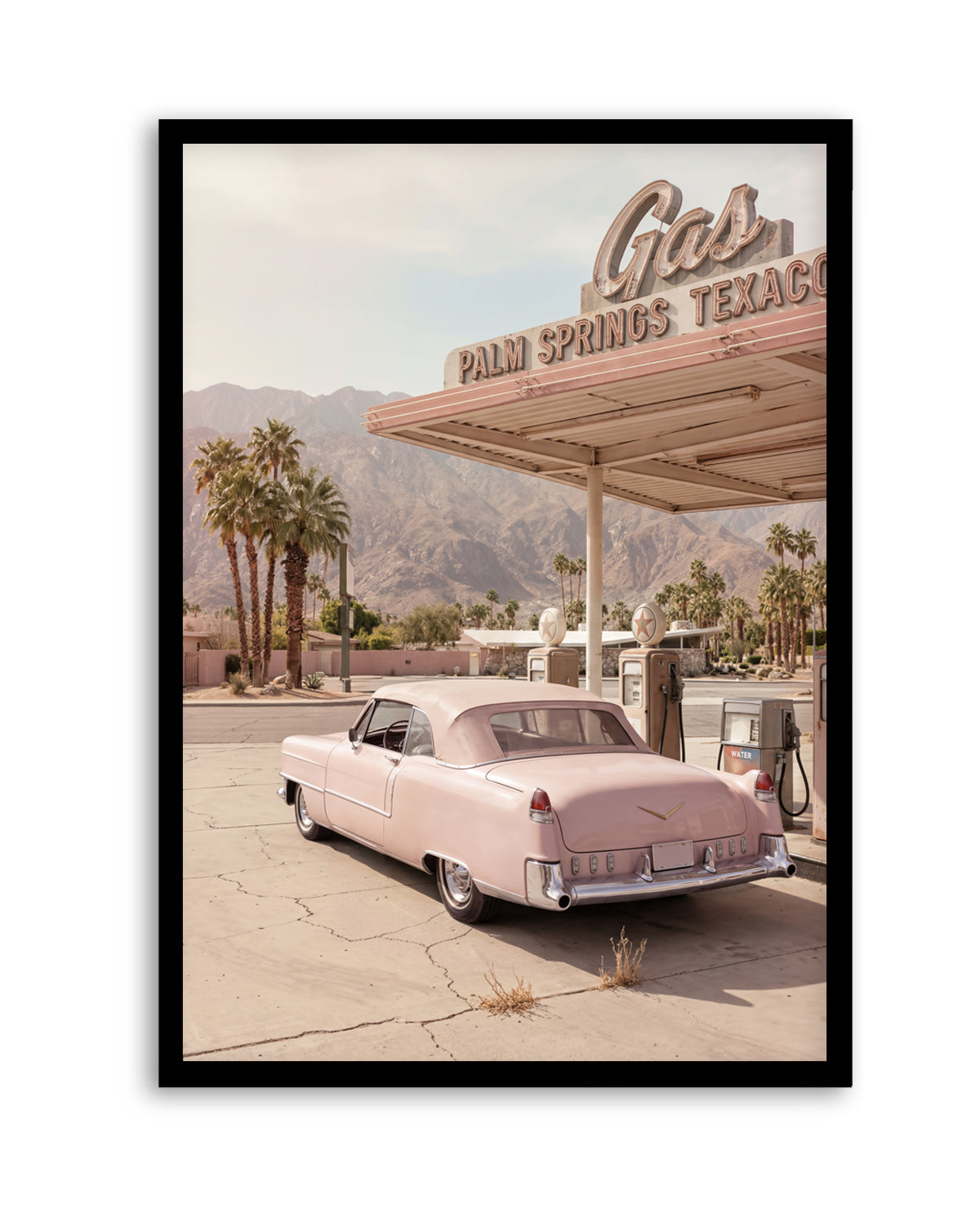 Palm Springs Pink Cadillac III | Art Print