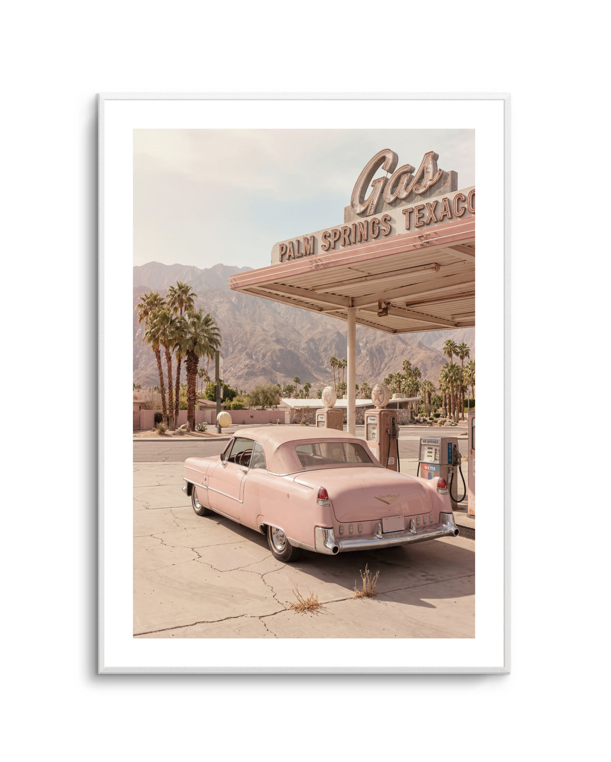 Palm Springs Pink Cadillac III | Art Print
