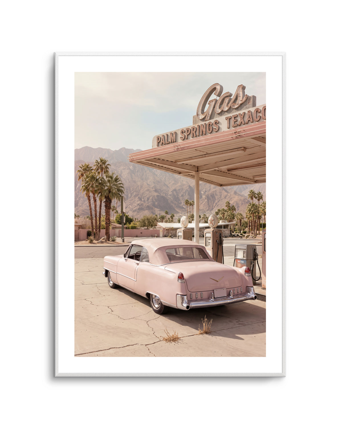 Palm Springs Pink Cadillac III | Art Print