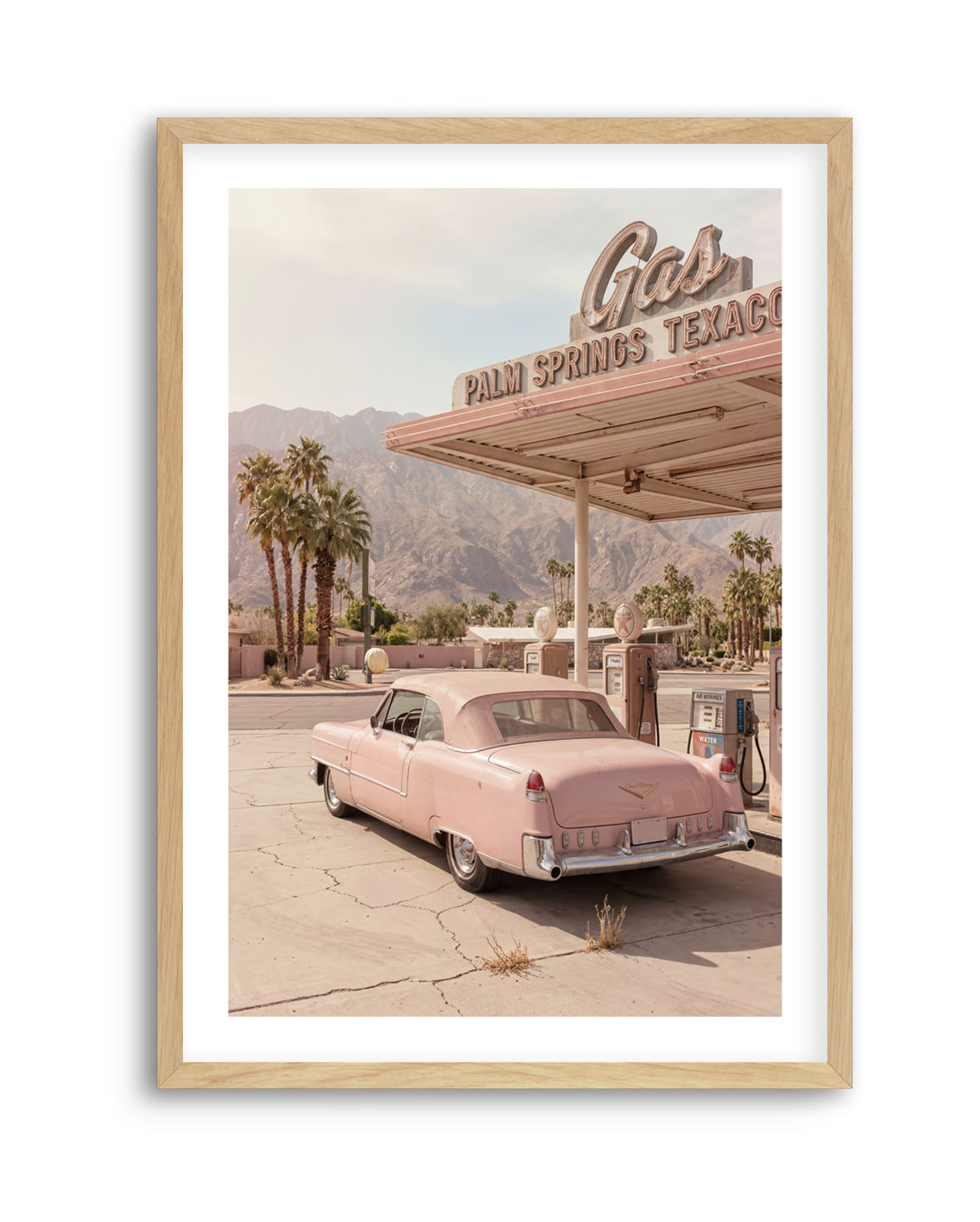 Palm Springs Pink Cadillac III | Art Print